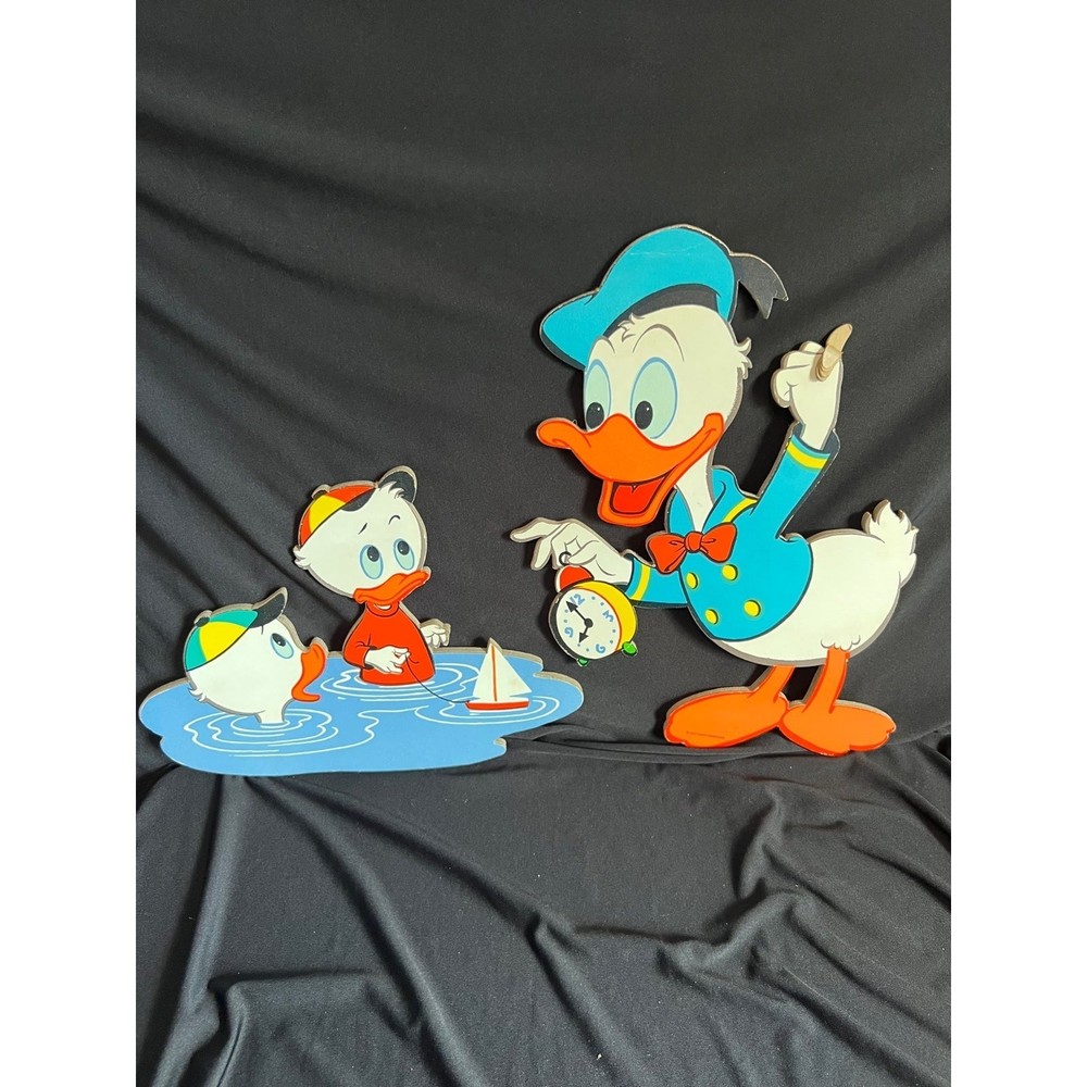 Disney Vintage 1980’s Pressed Cardboard Wall Hangings